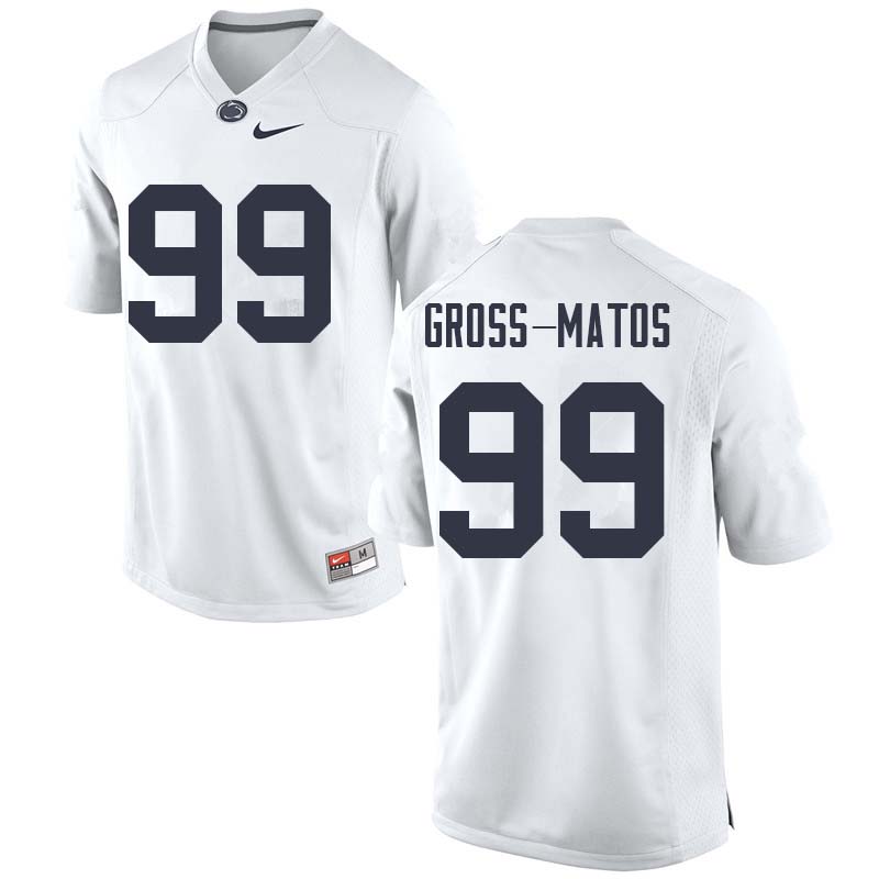 Men #99 Yetur Gross-Matos Penn State Nittany Lions College Football Jerseys Sale-White